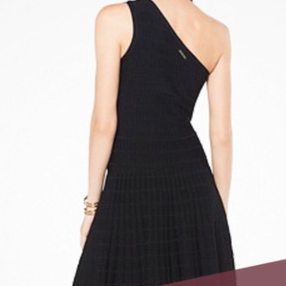 Michael Kors one shoulder knit skater dress - Picture 2 of 6